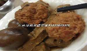 鸡蛋丸子卤豆腐干